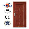 Горячая продажа Вилла вне MDF Стальная деревянная бронированная дверь (W-A7)